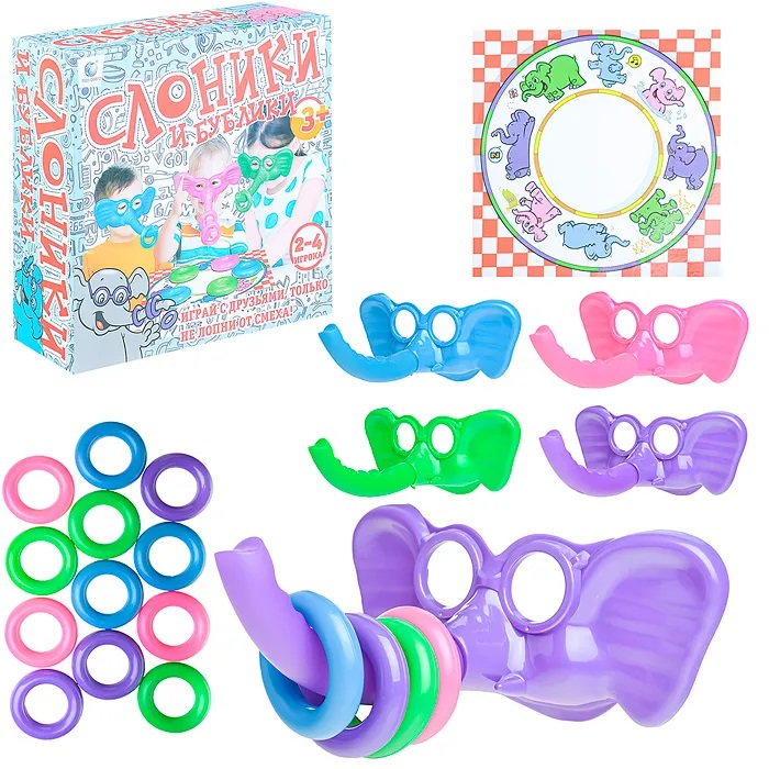 Наст. игра "Слоники и бублики" Наст. игра "Слоники и бублики"