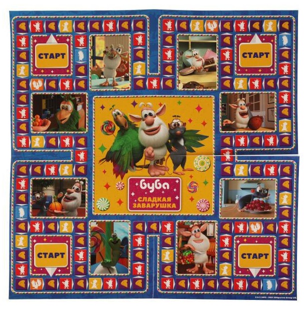 Игра-ходилка с карточками "Буба.Сладкая заварушка". Фото N4 Игра-ходилка с карточками "Буба.Сладкая заварушка". Фото N4