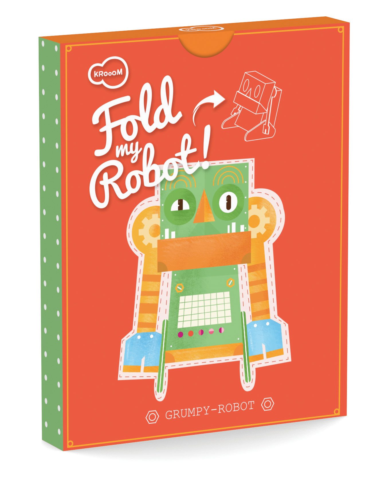 Игрушка из картона :Fold my...Сердитый робот. Фото N2