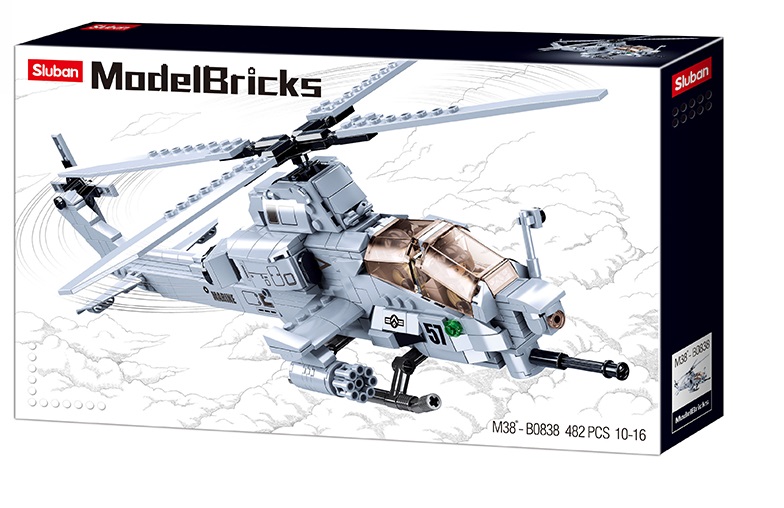 Конструктор "Модельки: Вертолет АН-1Z". Фото N4 Конструктор "Модельки: Вертолет АН-1Z". Фото N4