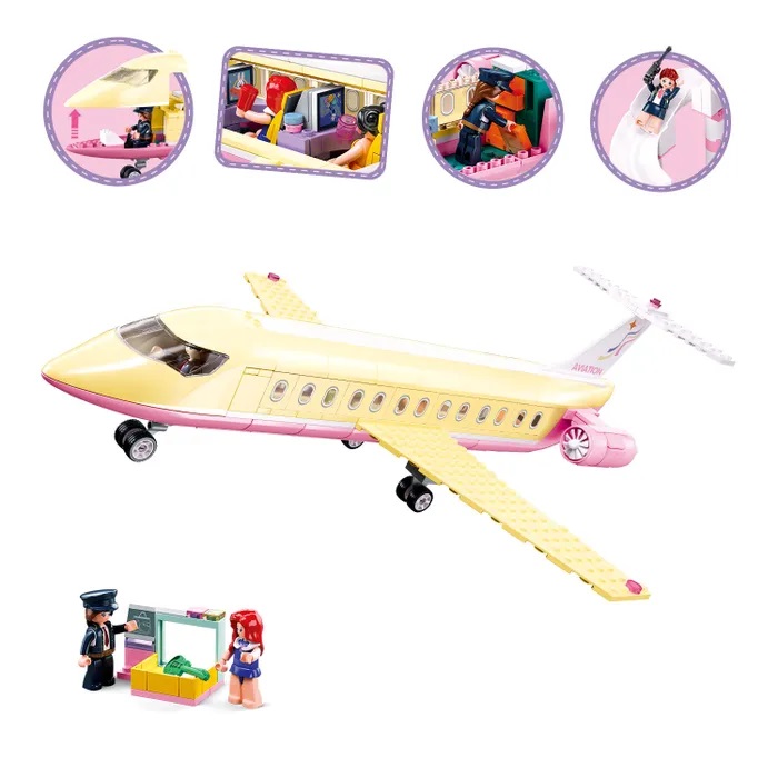 Конструктор "Розовая мечта: Бизнес-лайнер". Фото N2 Конструктор "Розовая мечта: Бизнес-лайнер". Фото N2