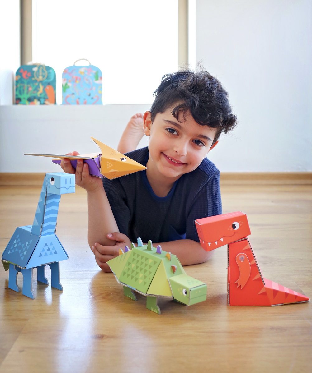 Игрушка из картона :Fold my...Тираннозавр. Фото N2