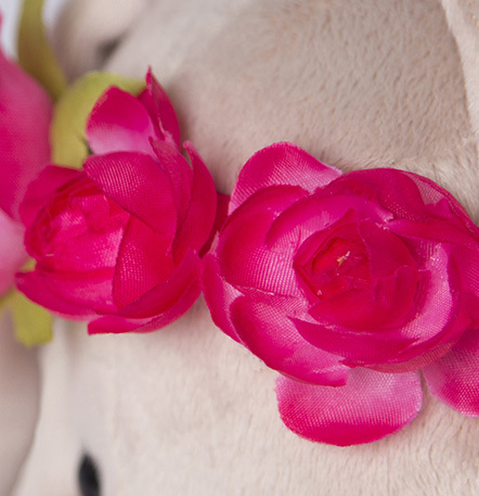 Зайка Ми в повязке с цветами (большая). Фото N4