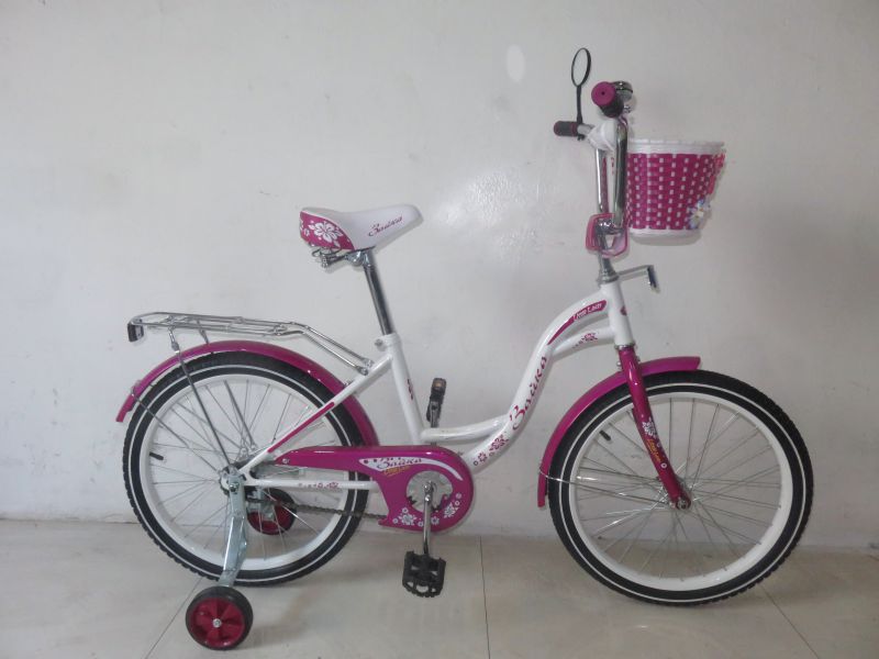 Велосипед с корзиной детский Зайка 14". Фото N2