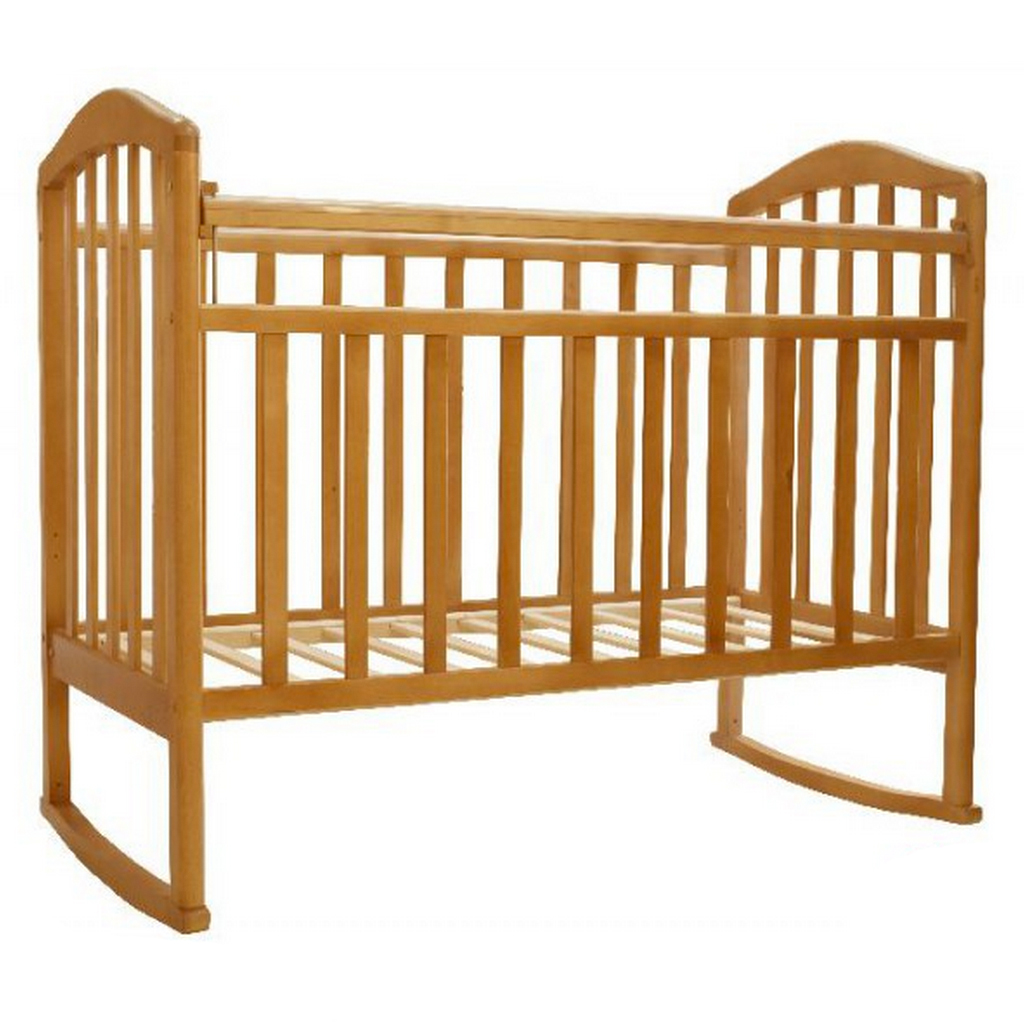 детская деревянная кровать качалка