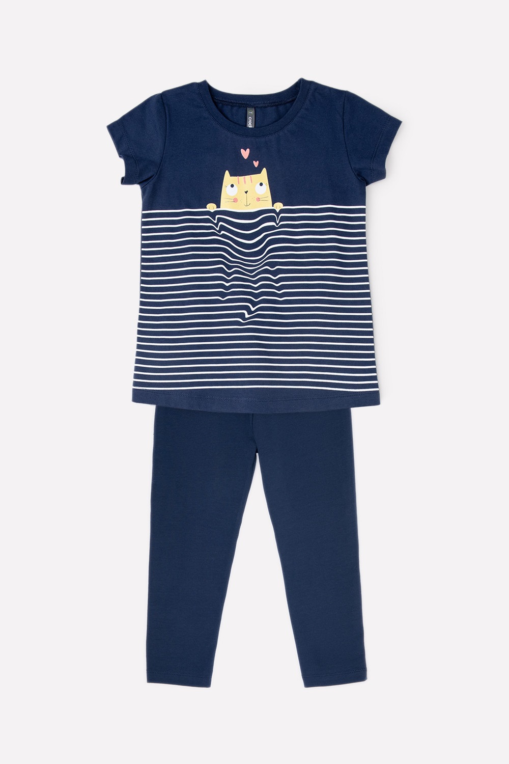 Комплект д/д фуфайка(футболка)+бриджи яс.воз.морской синий. Фото N2