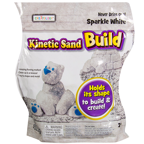 Kinetic sand 71428 Кинетический песок Build - набор из 2 цветов. Фото N5