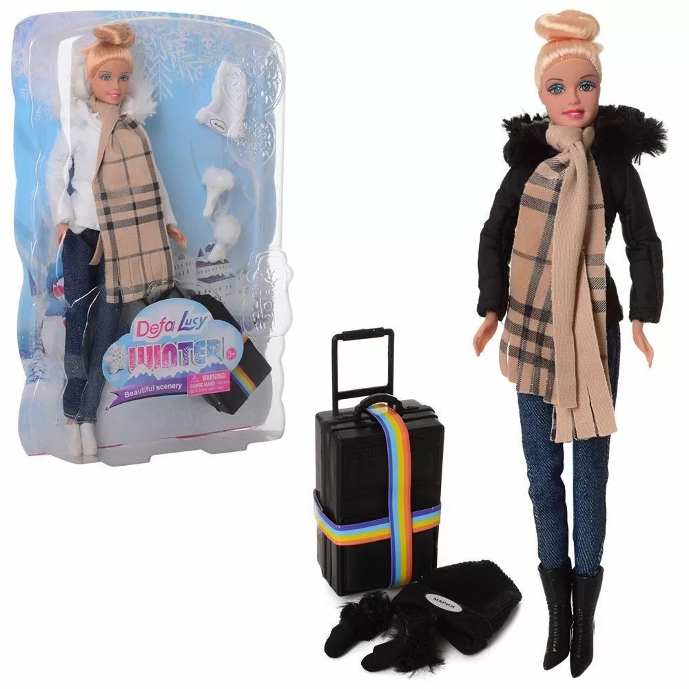 Кукла "Зимнее путешествие" 28,5 см. Фото N2