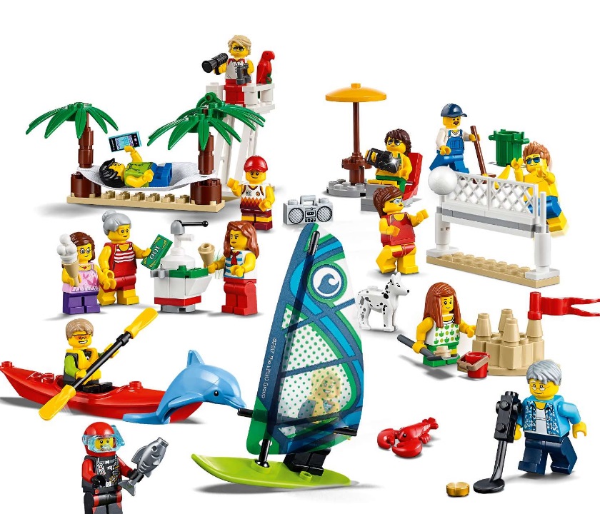 Игрушка Город Отдых на пляже -жители LEGO CITI. Фото N3