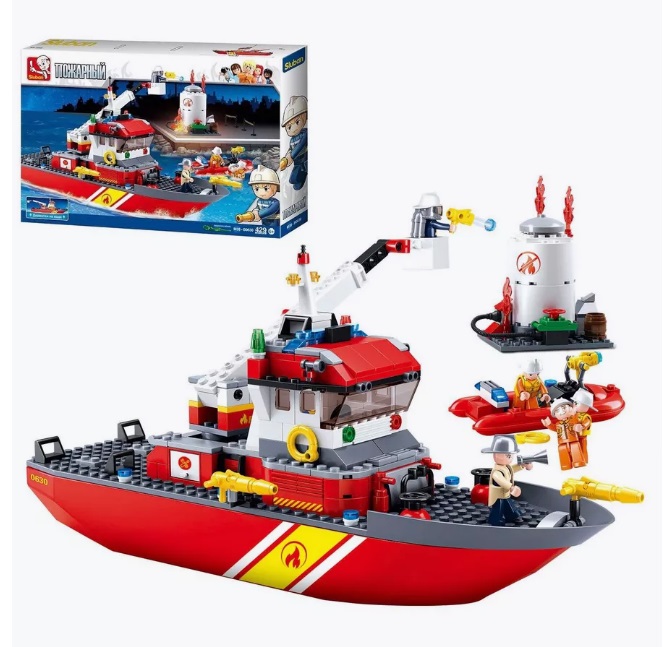 Конструктор "Пожарный корабль" Конструктор "Пожарный корабль"