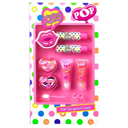 Игровой набор детской декоративной косметики для губ