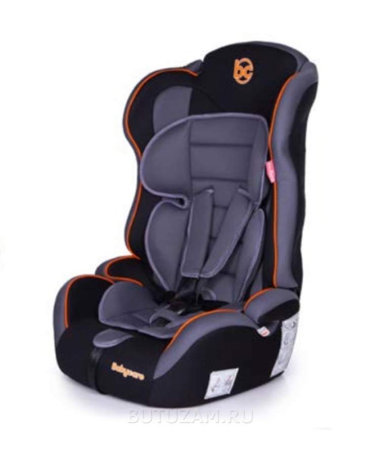 Автокресло Baby Care Upiter Plus 9-36 кг Черный/Оранжевый 