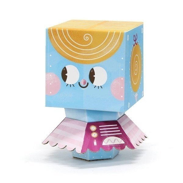 Игрушка из картона :Fold my...Робот балерина . Фото N2