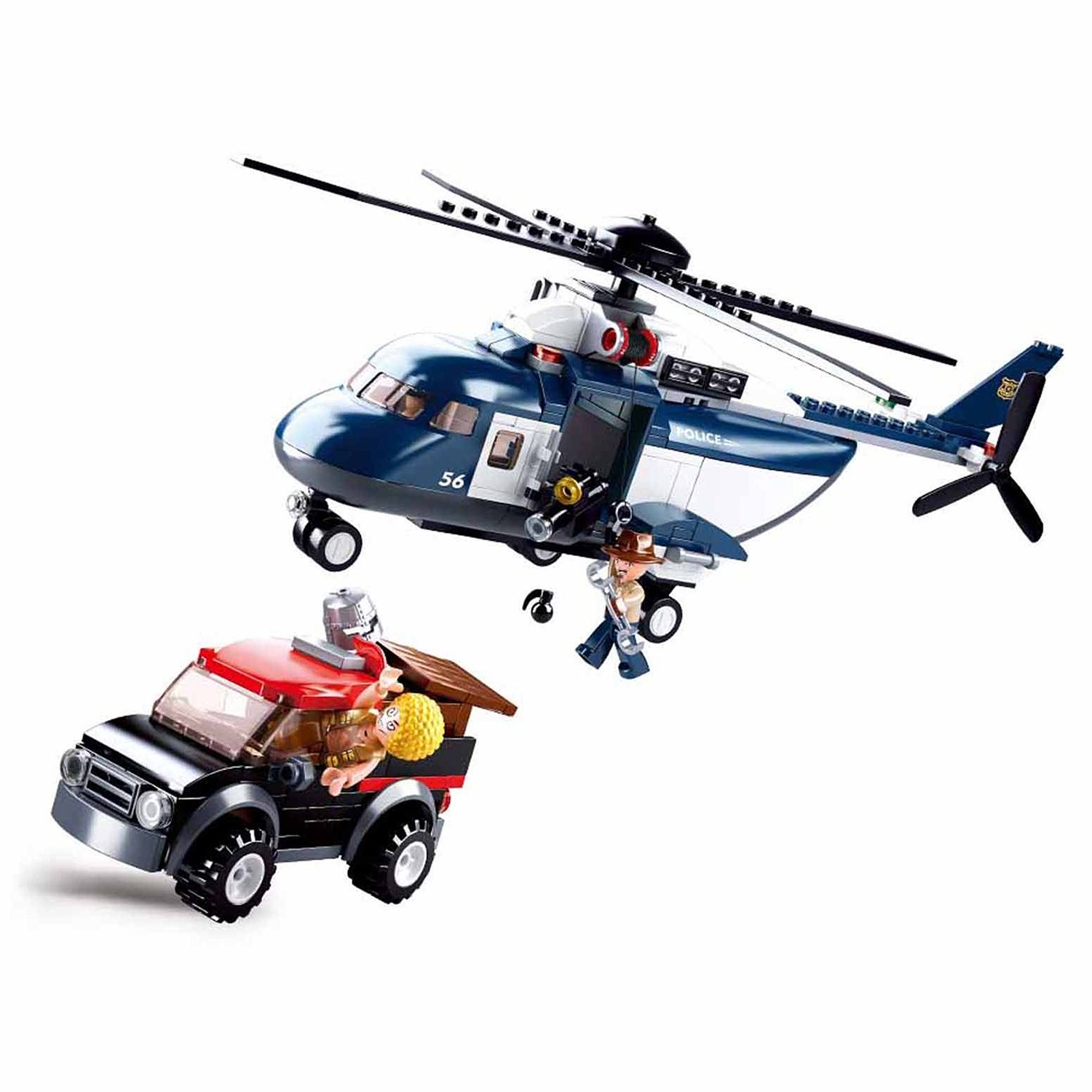 Конструктор "Полиция: Вертолет-преследователь". Фото N2 Конструктор "Полиция: Вертолет-преследователь". Фото N2