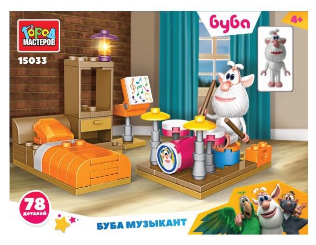 Конструктор БУБА музыкант, 78 дет. Конструктор БУБА музыкант, 78 дет.