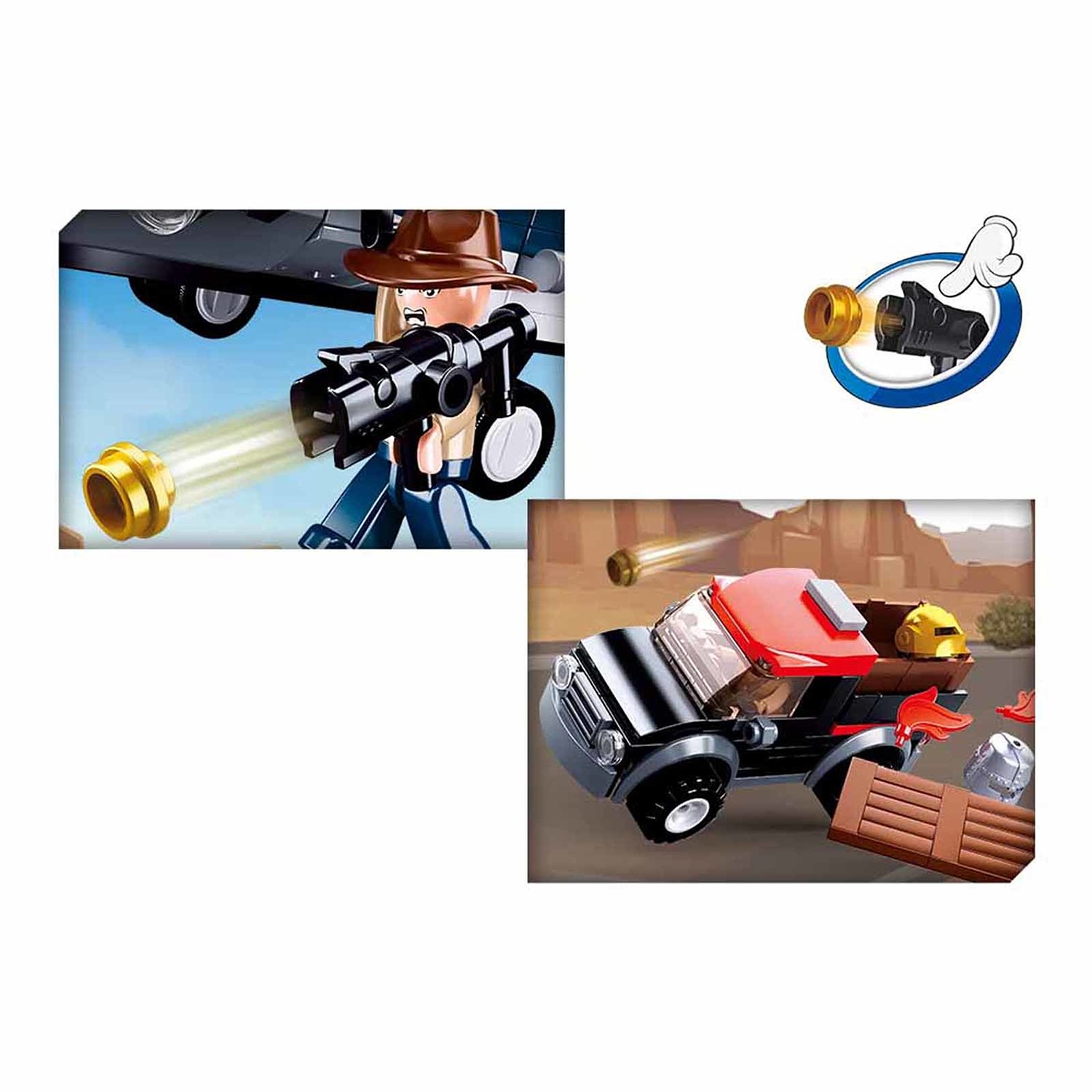 Конструктор "Полиция: Вертолет-преследователь". Фото N5 Конструктор "Полиция: Вертолет-преследователь". Фото N5