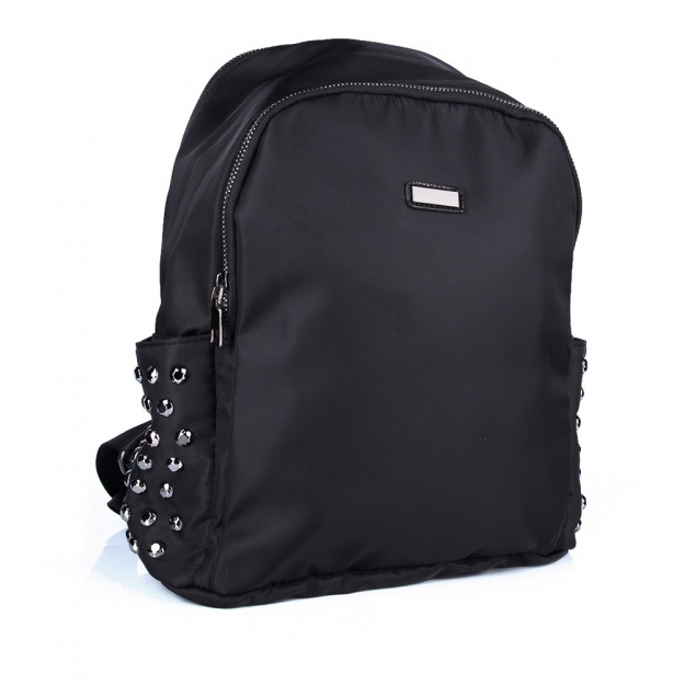 Рюкзак черный+текстиль