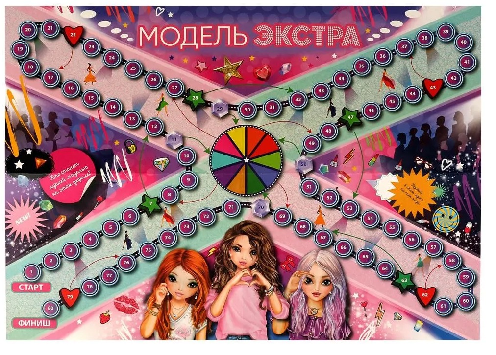 Игра-ходилка "Модель ЭКСТРА". Фото N3 Игра-ходилка "Модель ЭКСТРА". Фото N3
