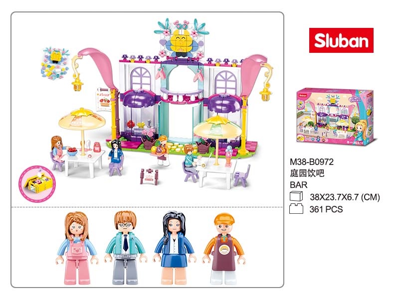 Конструктор "Розовая мечта: Летний кафе-бар" Конструктор "Розовая мечта: Летний кафе-бар"