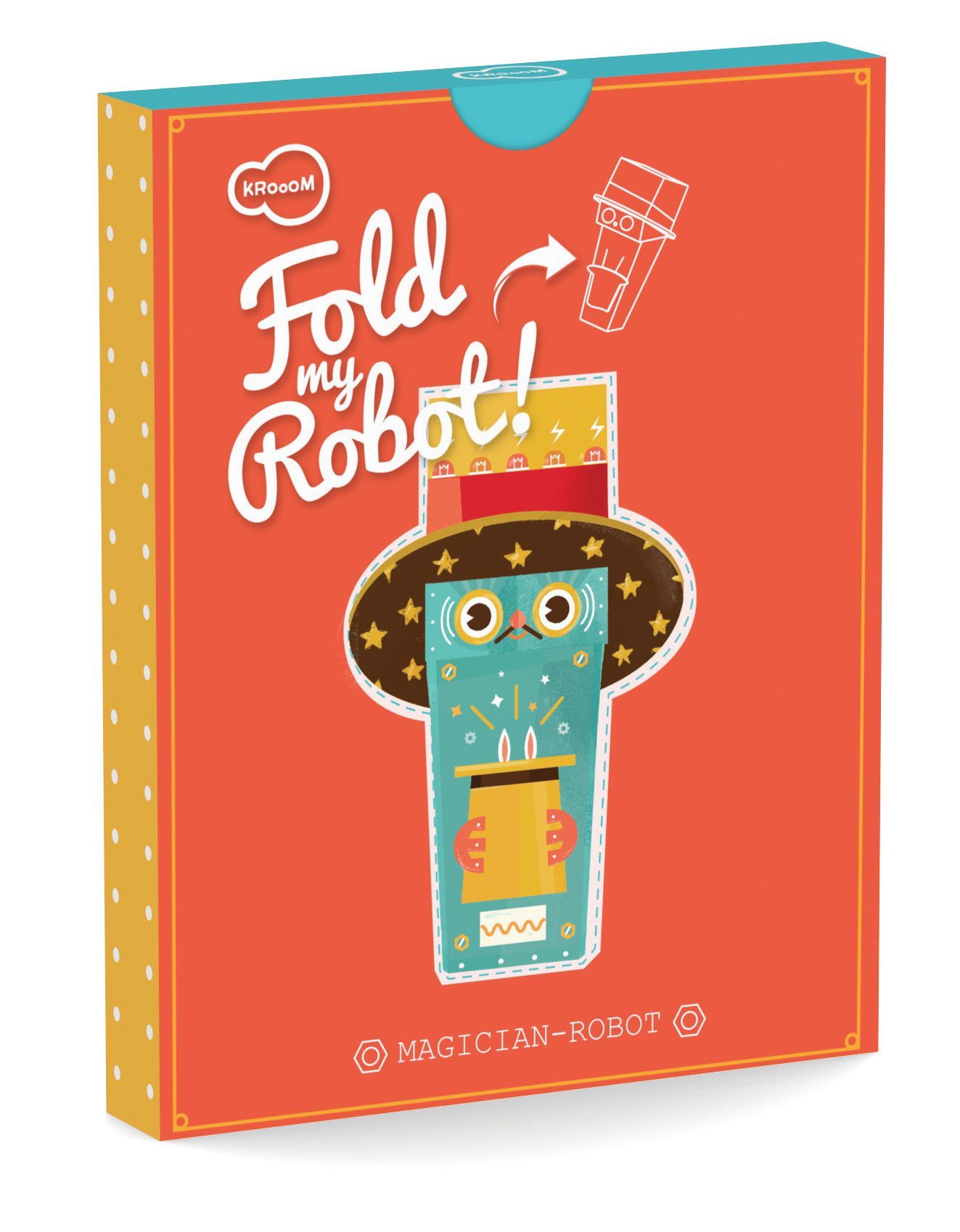 Игрушка из картона :Fold my...Робот фокусник. Фото N2