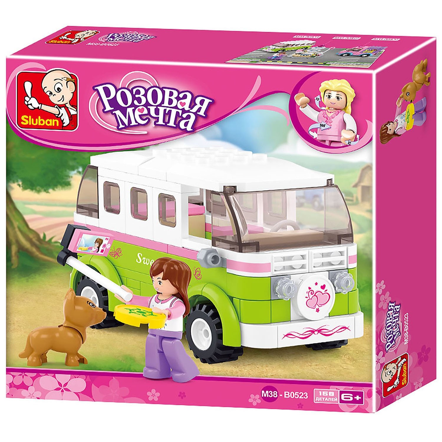 Конструктор "Розовая мечта: Микроавтобус". Фото N3 Конструктор "Розовая мечта: Микроавтобус". Фото N3