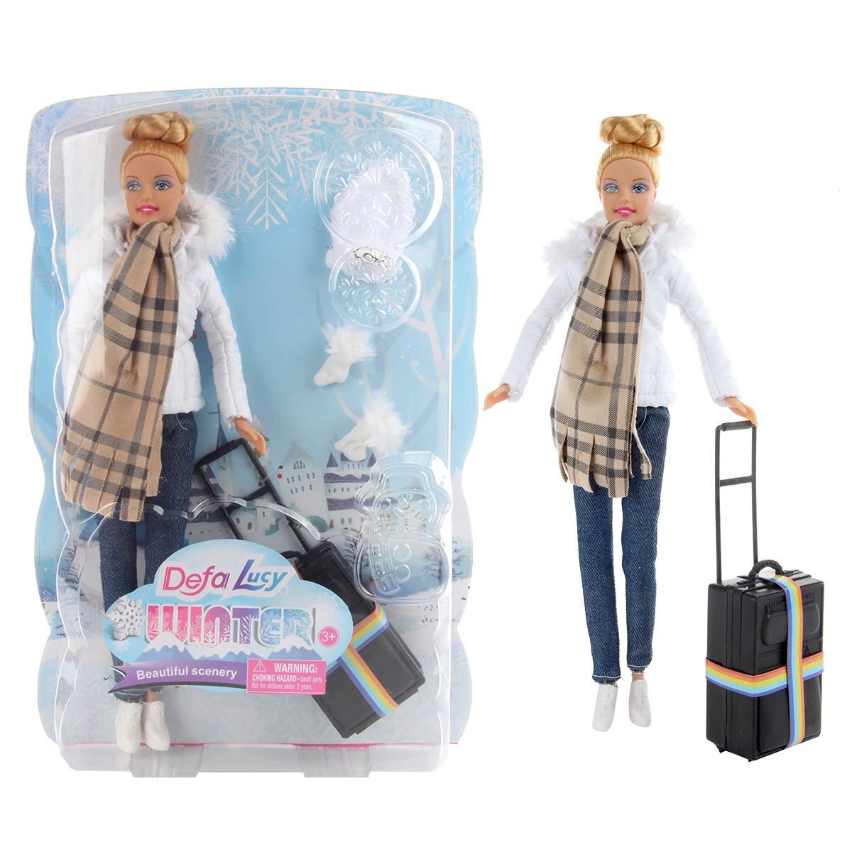 Кукла "Зимнее путешествие" 28,5 см. Фото N3