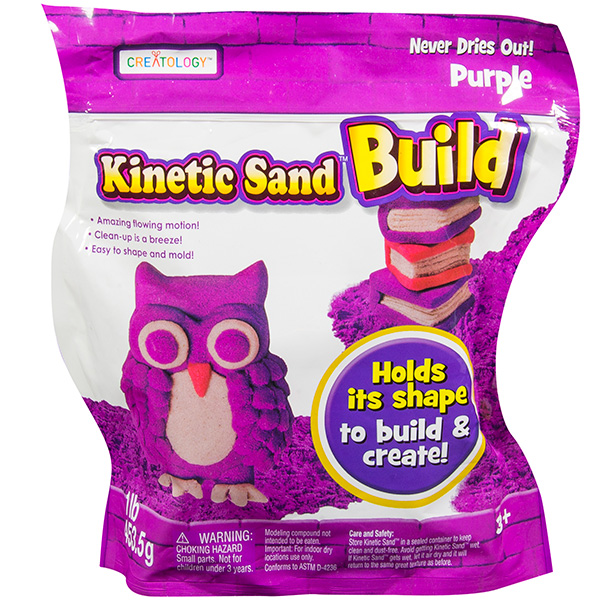 Kinetic sand 71428 Кинетический песок Build - набор из 2 цветов. Фото N3