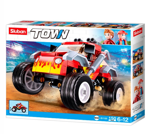 Конструктор "Город: Джип красный". Фото N2 Конструктор "Город: Джип красный". Фото N2