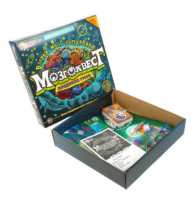 Наст. игра-ходилка "Мозгоквест.Поединок умов". Фото N2 Наст. игра-ходилка "Мозгоквест.Поединок умов". Фото N2