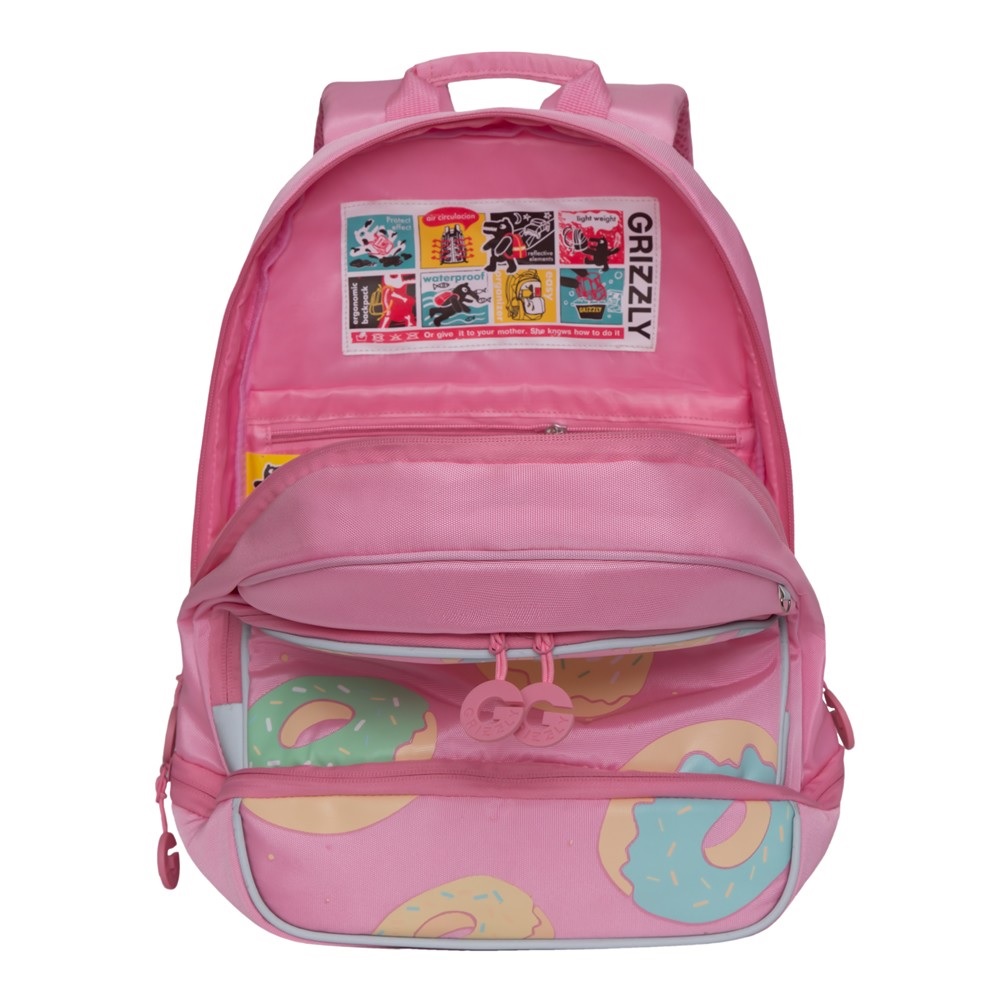 Рюкзак школьный розовый. Фото N5