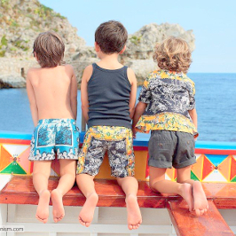 Детские пляжные шорты