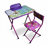 Набор дет. мебели: стол с пеналом+стул "Умняшки первоклашки"