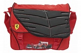 Сумка на плечо д/м "Ferrari" крас/чёрн.