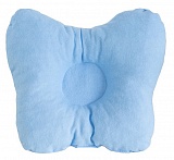 Подушка для новорожд.х/б 23,5Х28,5Х5 голубой