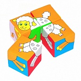 Игрушка кубики "Собери картинку" (Домашние животные)
