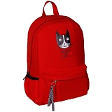 Рюкзак молодежн. д/д Style "Hero Cat", красный