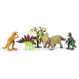 Набор динозавров "Тираннозавр,стегозавр,трицератопс и аллозавр"