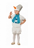 Карнавальный костюм "Снеговичок Снеговишка" (плюш)