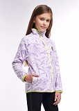 Куртка-толстовка на молнии д/д флис св.фиолетовый/фиолетовый